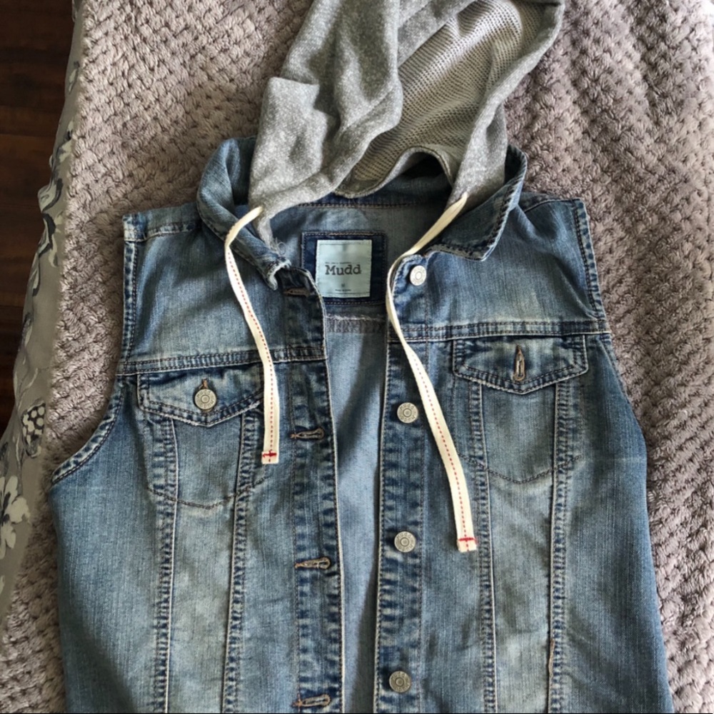 Mudd Sleeveless Denim Jacket